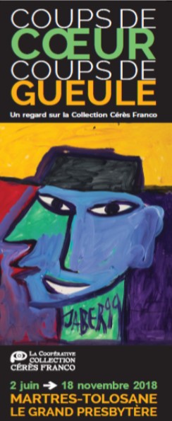Affiche de l'exposition "Coups de cœur, coups de gueule" au Grand Presbytère.