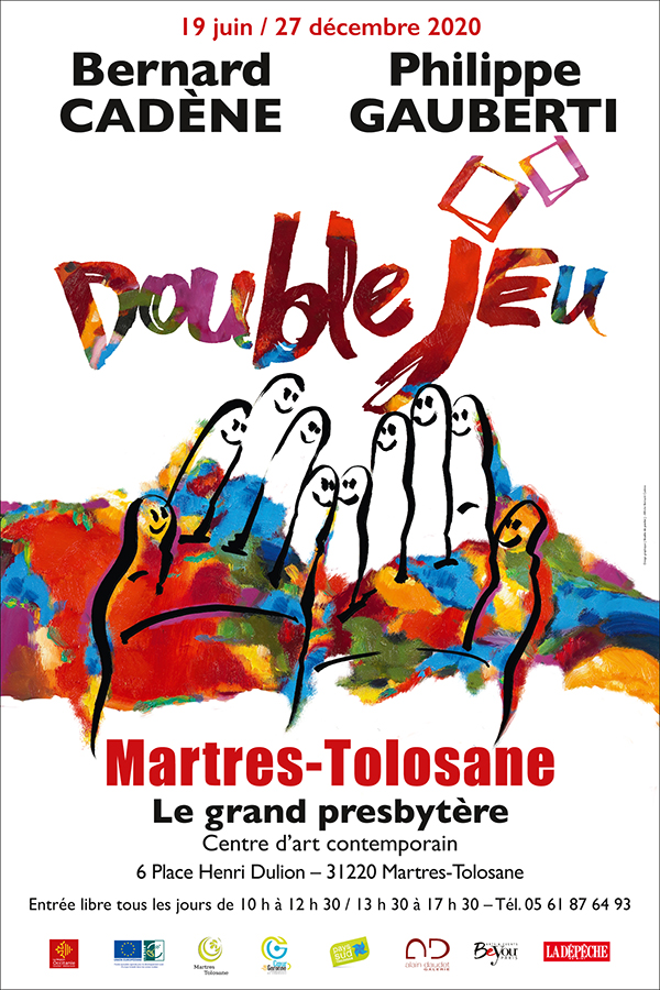 affiche expo Double jeu