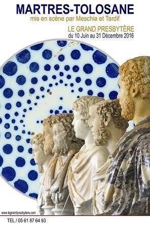 Statues en exposition au Grand Presbytère, Martres Tolosane.