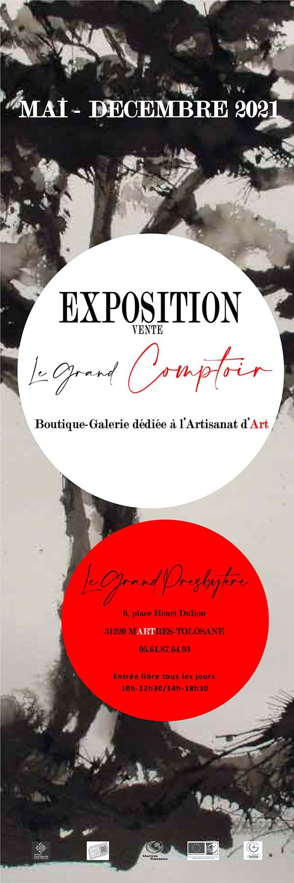 Exposition vente au Le Grand Presbytère, Salle d’exposition Martres Tolosane.