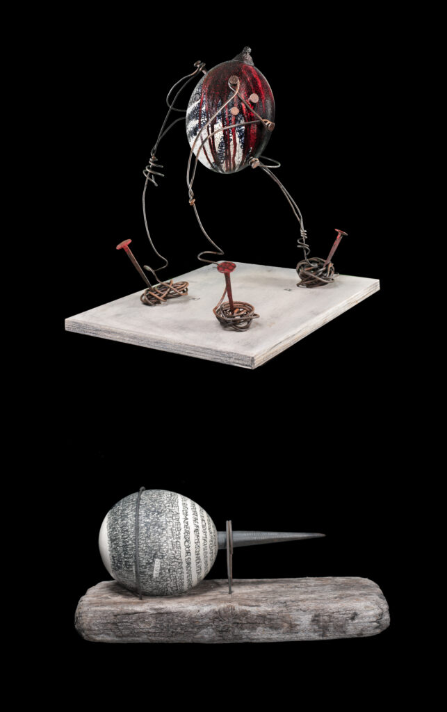 Sculptures contemporaines exposées au Grand Presbytère, Martres Tolosane.