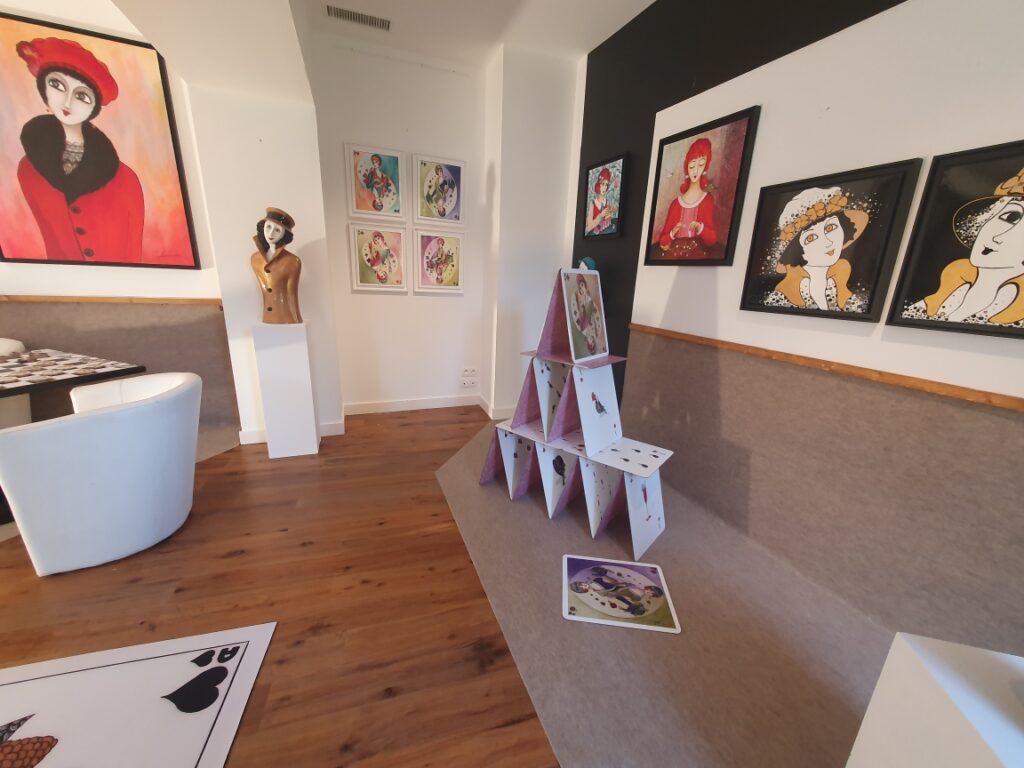 Salle d’exposition Martres Tolosane, Le Grand Presbytère, œuvres d'art.