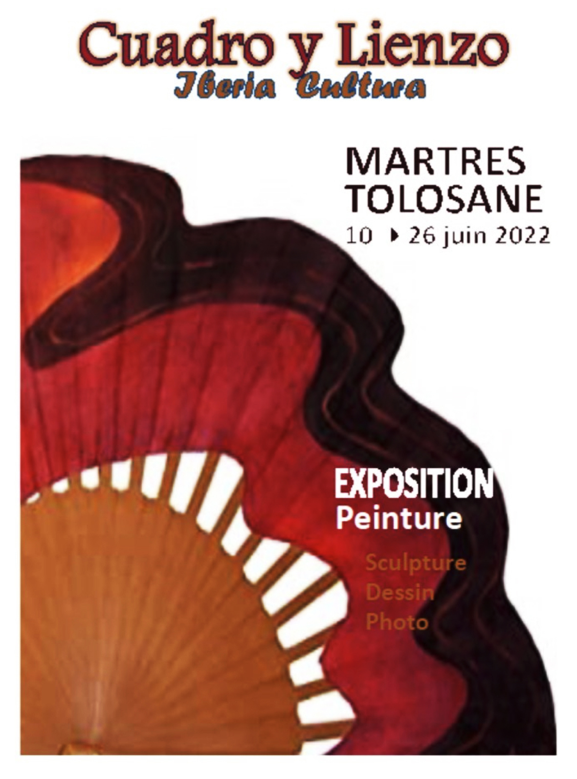 Affiche de l'exposition Le Grand Presbytère à Martres Tolosane.