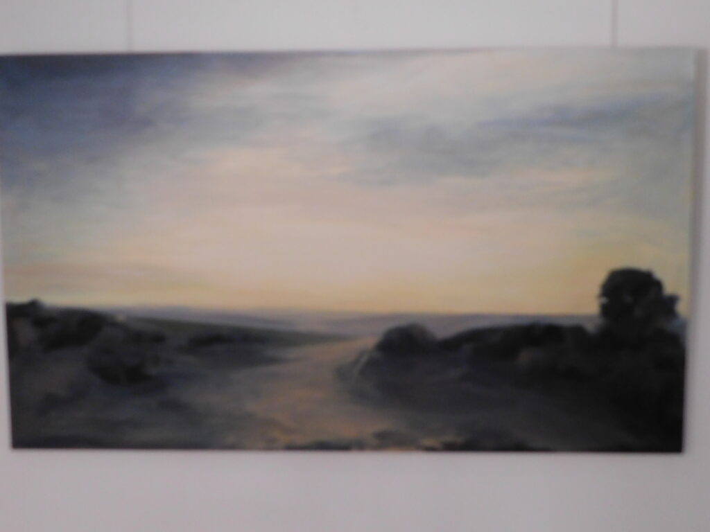 Paysage flou exposé au Grand Presbytère, Salle d’exposition Martres Tolosane.