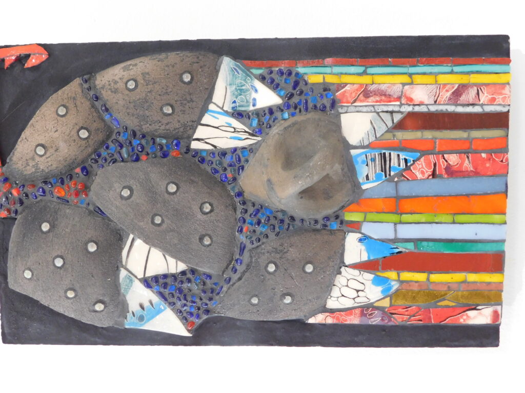 Mosaic artwork exposé au Grand Presbytère, Salle d’exposition Martres Tolosane.