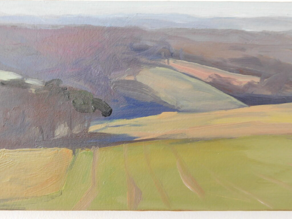 Peinture abstraite exposée au Grand Presbytère, Salle d’exposition Martres Tolosane.