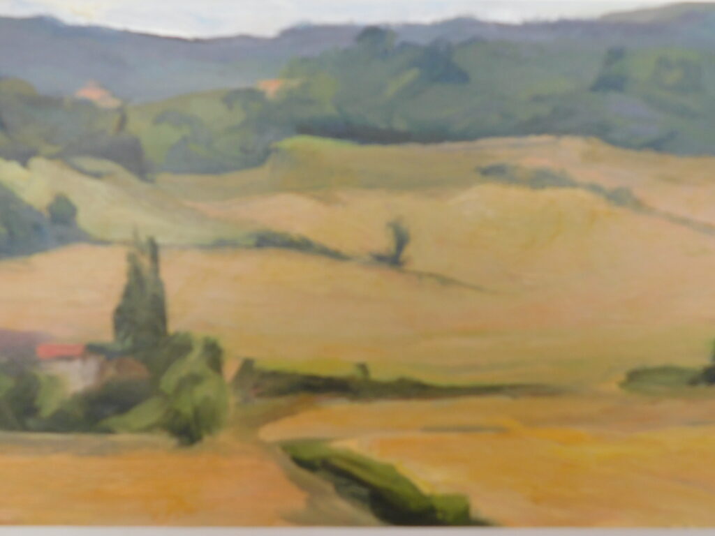 Paysage abstrait exposé au Grand Presbytère, Salle d’exposition Martres Tolosane.