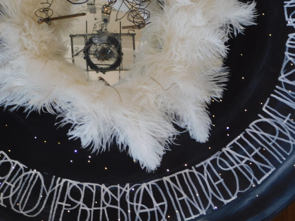 Détail artistique de la Salle d’exposition Martres Tolosane, Le Grand Presbytère.