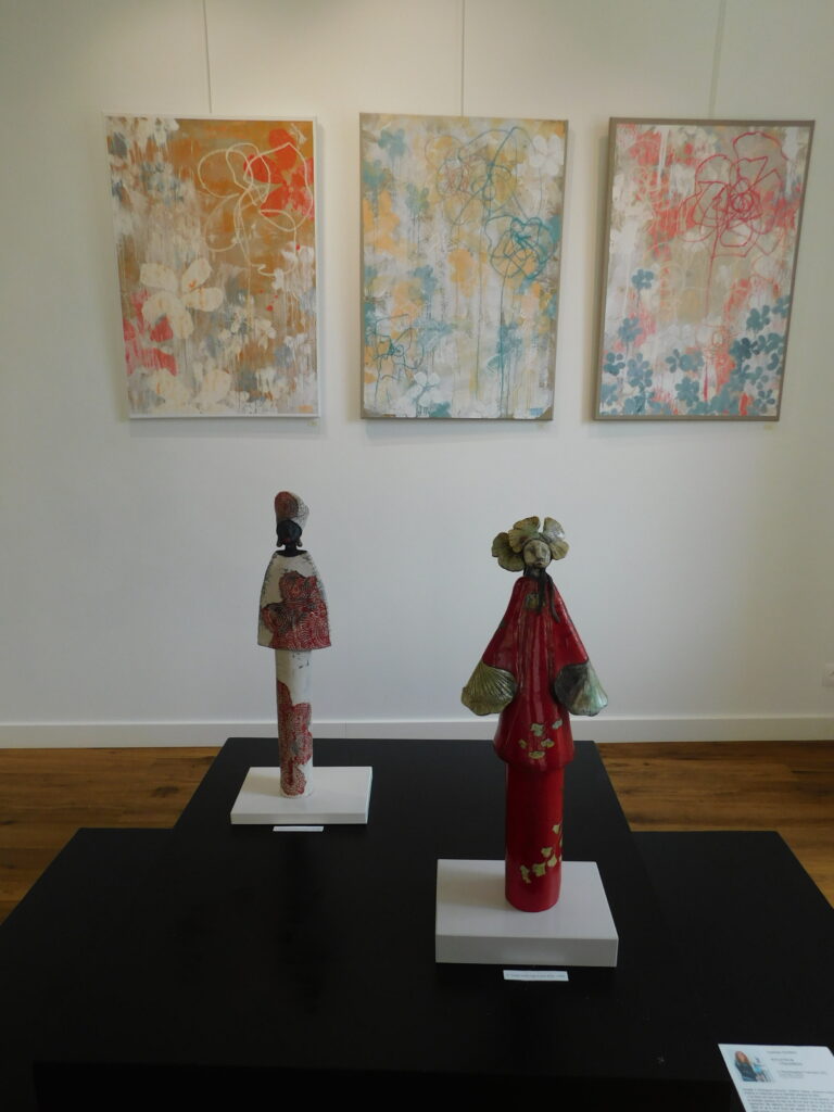 Sculptures et peintures exposées au Grand Presbytère, Salle d’exposition Martres Tolosane.