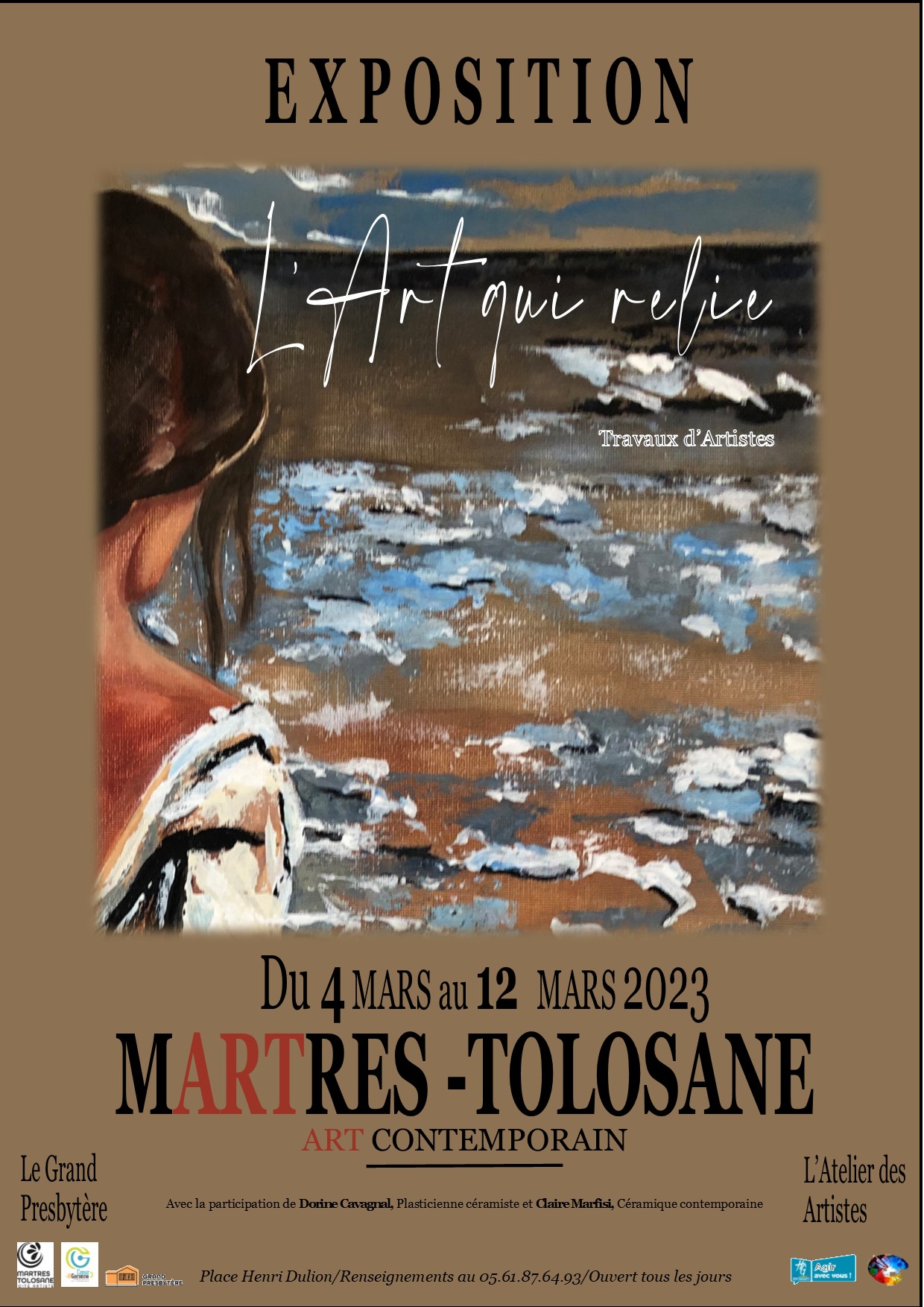 Exposition L'Art qui relie au Grand Presbytère, Salle d’exposition Martres Tolosane